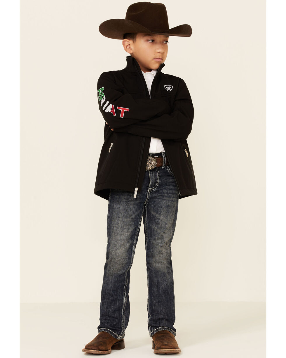 ROPER Boy's Softshell Vest Outerwear Black Western XS Small Medium Large XL NEW